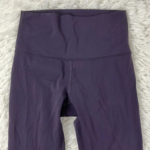 Lululemon Wunder Under Crop (Hi-Rise) (Full-On Luxtreme 21") Black Currant - Picture 2 of 7
